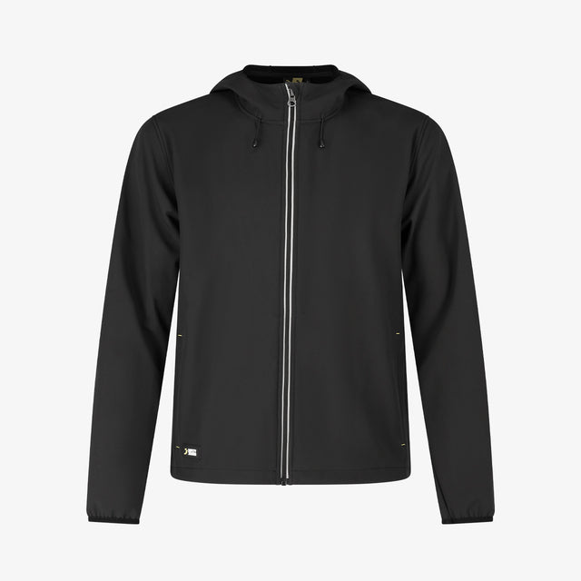 Veste Softshell Essential Noir personnalisable – Impression DTF & Broderie