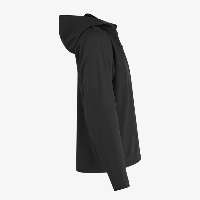 Veste Softshell Essential Noir personnalisable – Impression DTF & Broderie