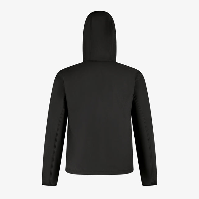 Veste Softshell Essential Noir personnalisable – Impression DTF & Broderie