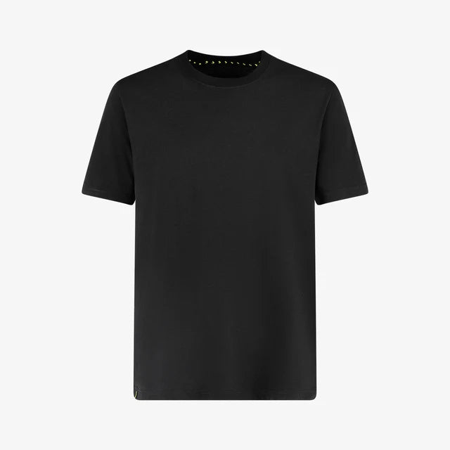 T-shirt ESSENTIAL Noir personnalisable – Impression DTF & Broderie