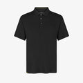 Kasai Polo Hommes noir personnalisable – Impression DTF & Broderie