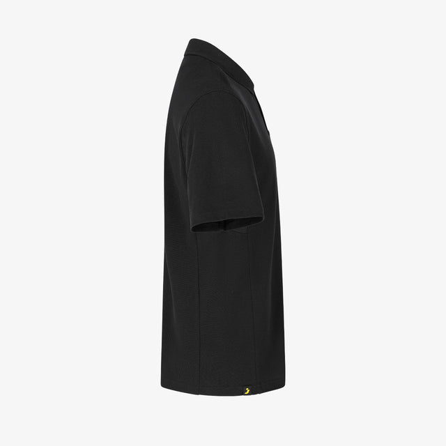 Kasai Polo Hommes noir personnalisable – Impression DTF & Broderie