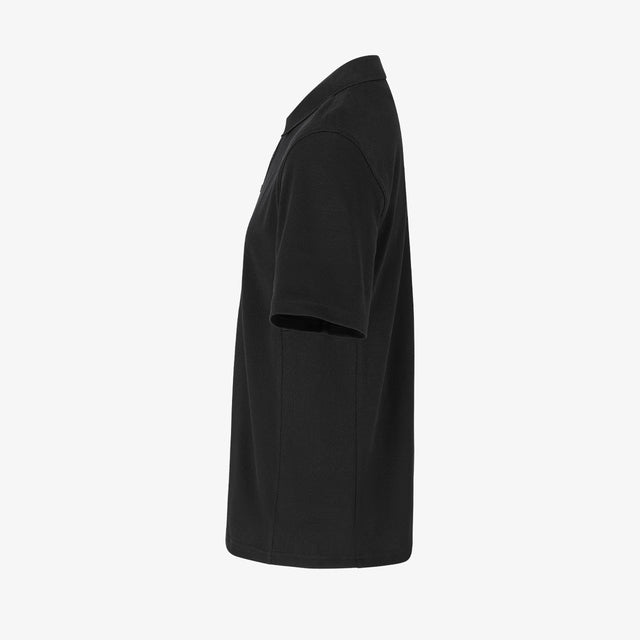 Kasai Polo Hommes noir personnalisable – Impression DTF & Broderie