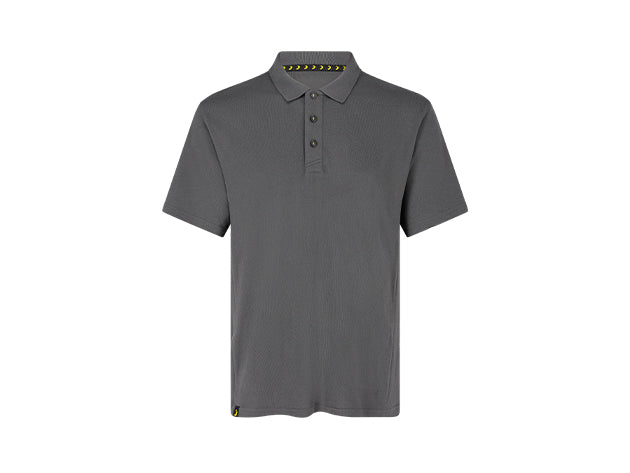 Kasai Polo Hommes gris foncé personnalisable – Impression DTF & Broderie
