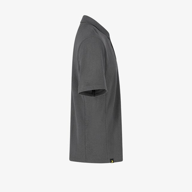 Kasai Polo Hommes gris foncé personnalisable – Impression DTF & Broderie