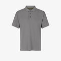 Kasai Polo Hommes gris personnalisable – Impression DTF & Broderie
