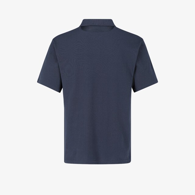 Kasai Polo Hommes marine personnalisable – Impression DTF & Broderie