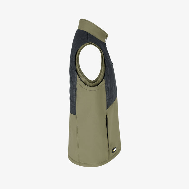 Oak Gilet Hommes Kaki personnalisable – Impression DTF & Broderie