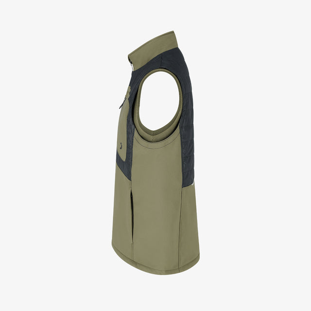 Oak Gilet Hommes Kaki personnalisable – Impression DTF & Broderie