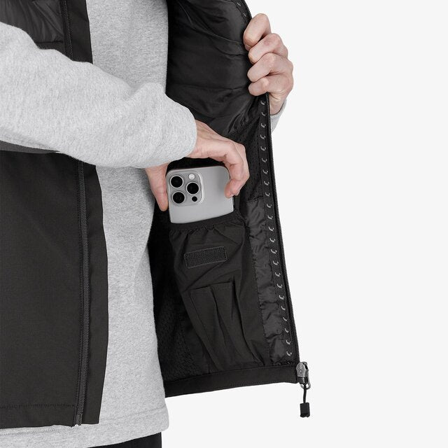 Oak Gilet Hommes Noir personnalisable – Impression DTF & Broderie