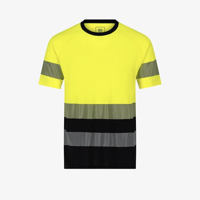 Scuti T-Shirt Haute Visibilité Jaune personnalisable – Impression DTF & Broderie